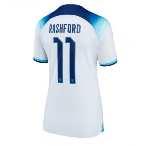 Lacne Ženy Futbalové dres Anglicko Marcus Rashford #11 MS 2022 Krátky Rukáv - Domáci